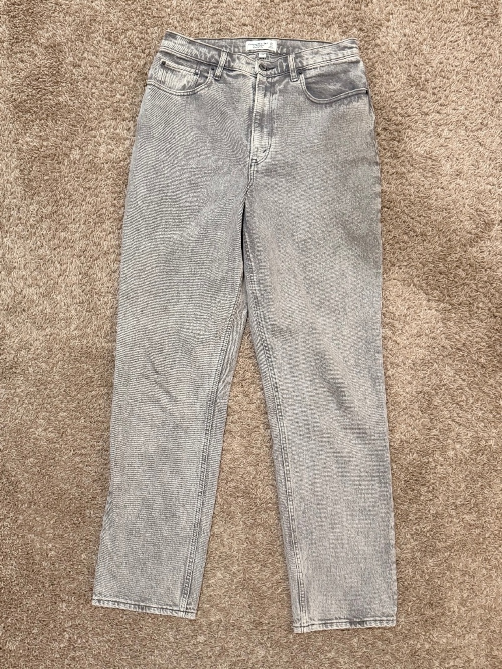 Abercrombie the 90s straight ultra high-rise curve love jeans